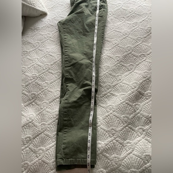 Tommy Hilfiger Womens Green Khaki Straight Leg Pants Size 4 - Picture 7 of 7